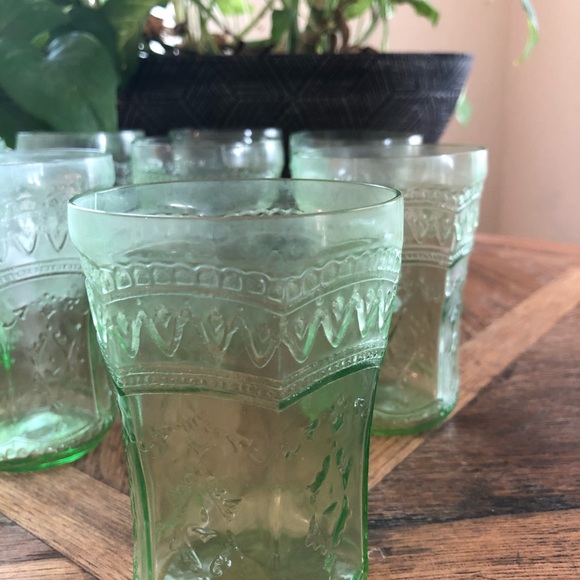 5 Beautiful Patrician depression glass reserved - Picture 2 of 3